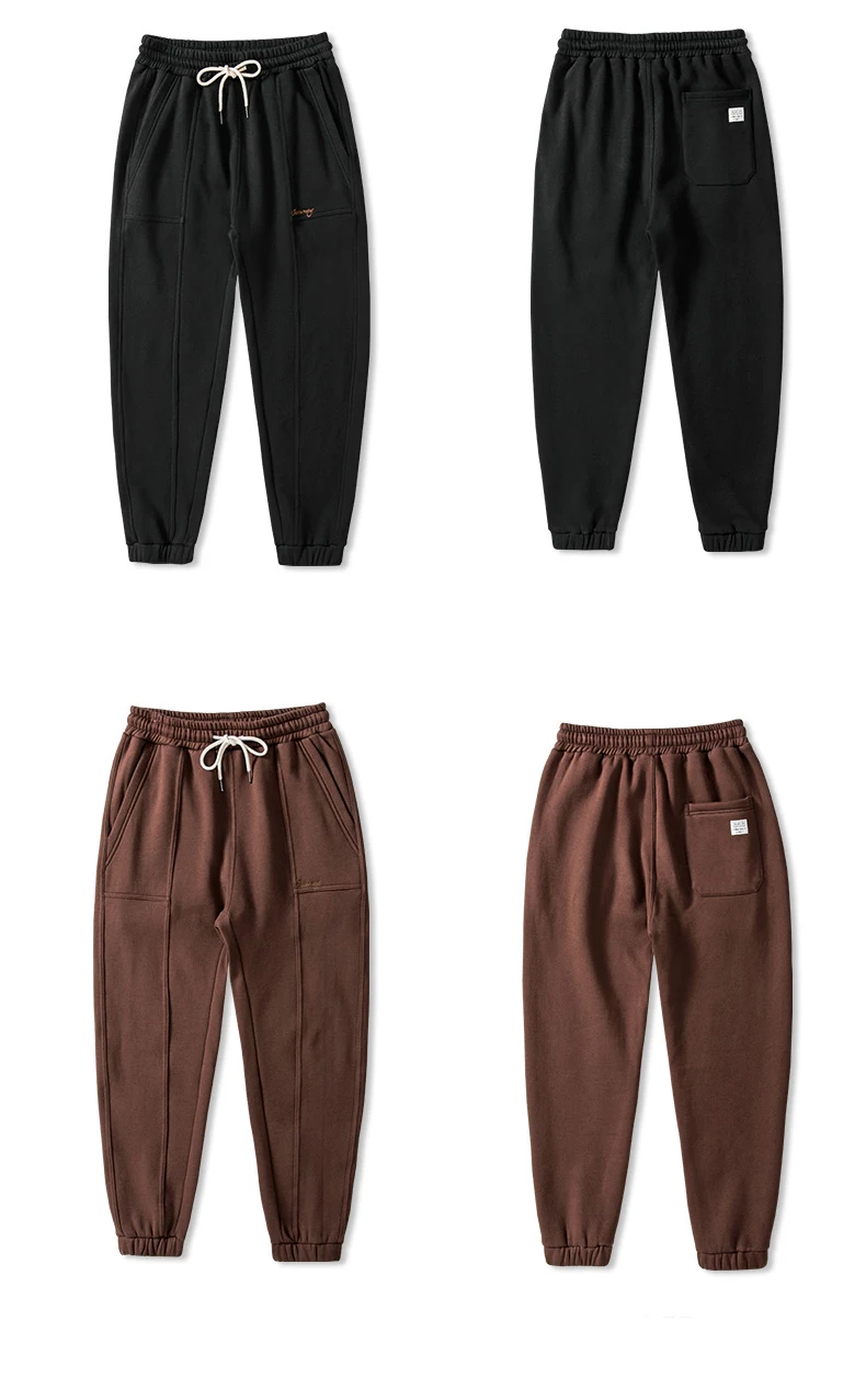 stacked sweatpants for men