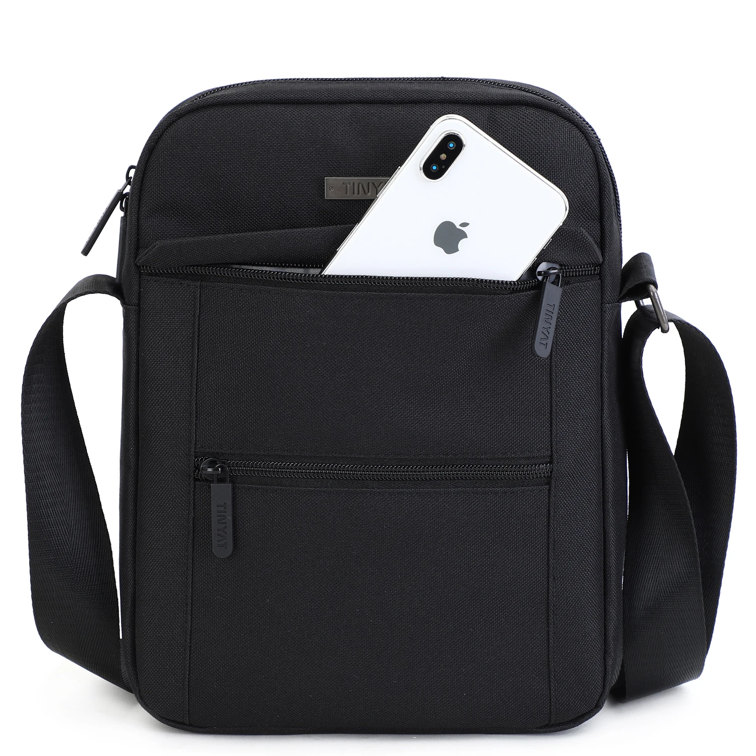 

Fashion lightweight waterproof men sling bag high-capacity durable messenger bag