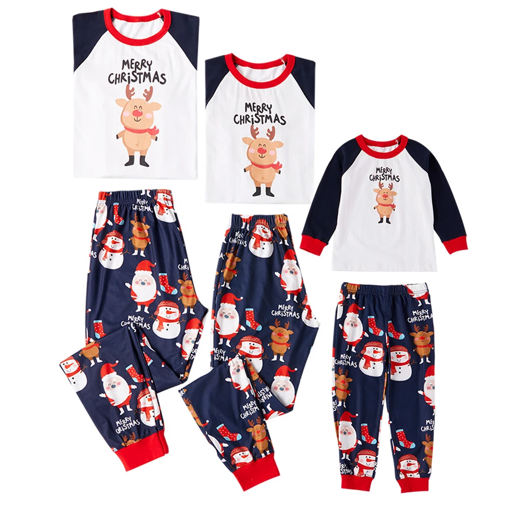 

Adult Child Pajama Set Women Sleepwear Family Matching Christmas Pajamas
