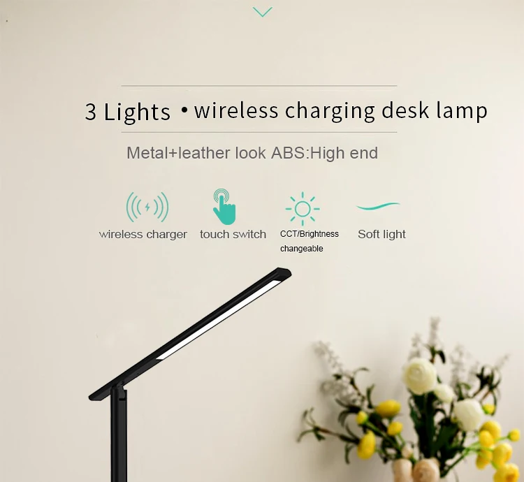 Touch Control Dimmable Office Lamp with USB Charging Port with HD Camera 4W Monitor Light Bar LED Desk Lamp for Home Office Eye-Caring Screen Light Bar 3 Color Modes 