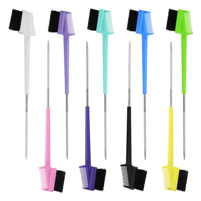 

Can print LOGO custom edge brushes edge brush comb edge control brush