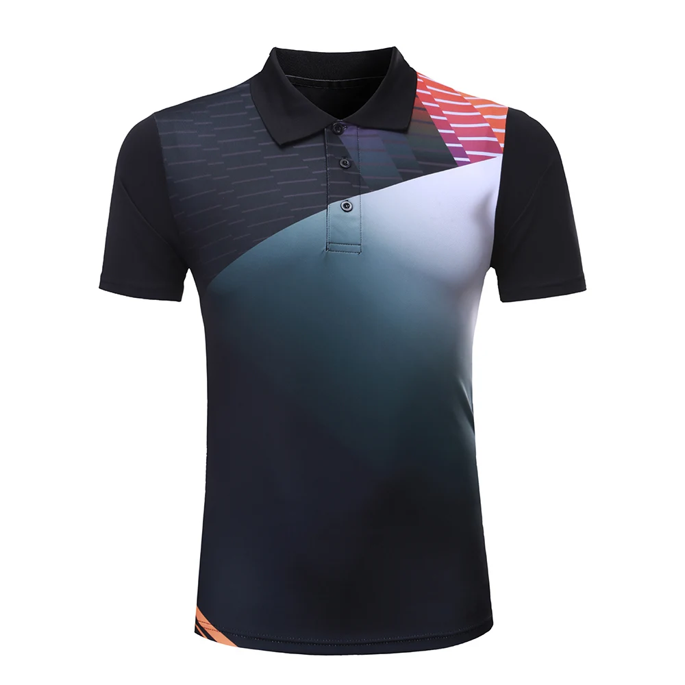 

Sublimation print Badminton t shirt Men Women table tennis shirts sports badminton clothes tennis polo shirt, Customized color