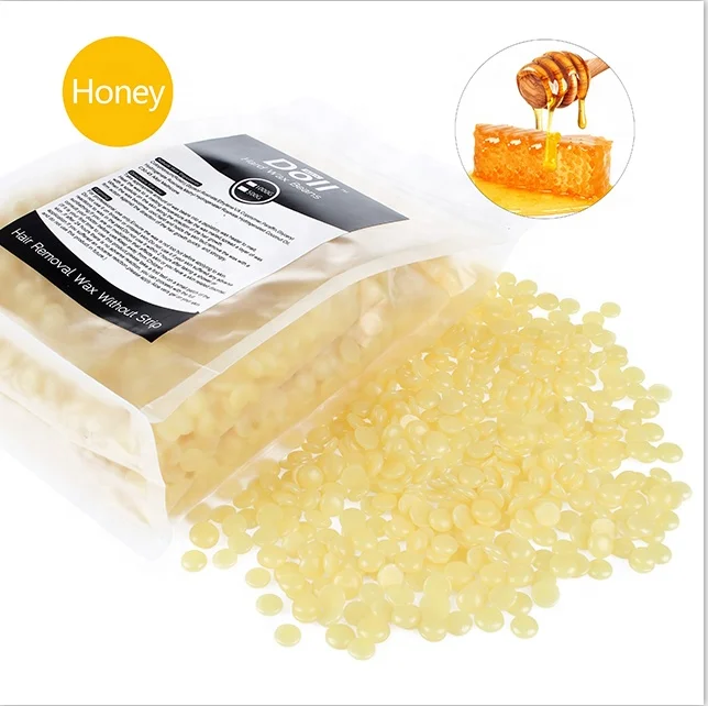 

Private label 1kg Wholesale Hair Removal Honey hard Wax beans hot wax depilatory wax for hair removal