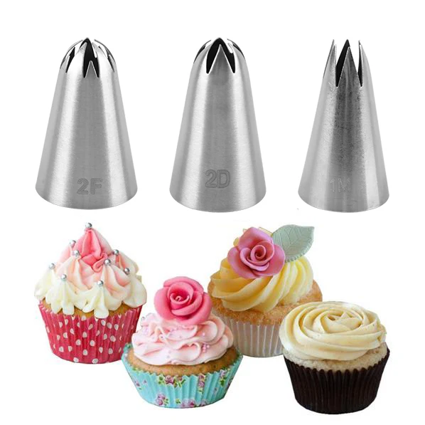 
Hot Sale Piping Tips cake decorating nozzle Icing Nozzles Bakes Flower Yogurt Soluble Beans Nozzles Cake Decorating 