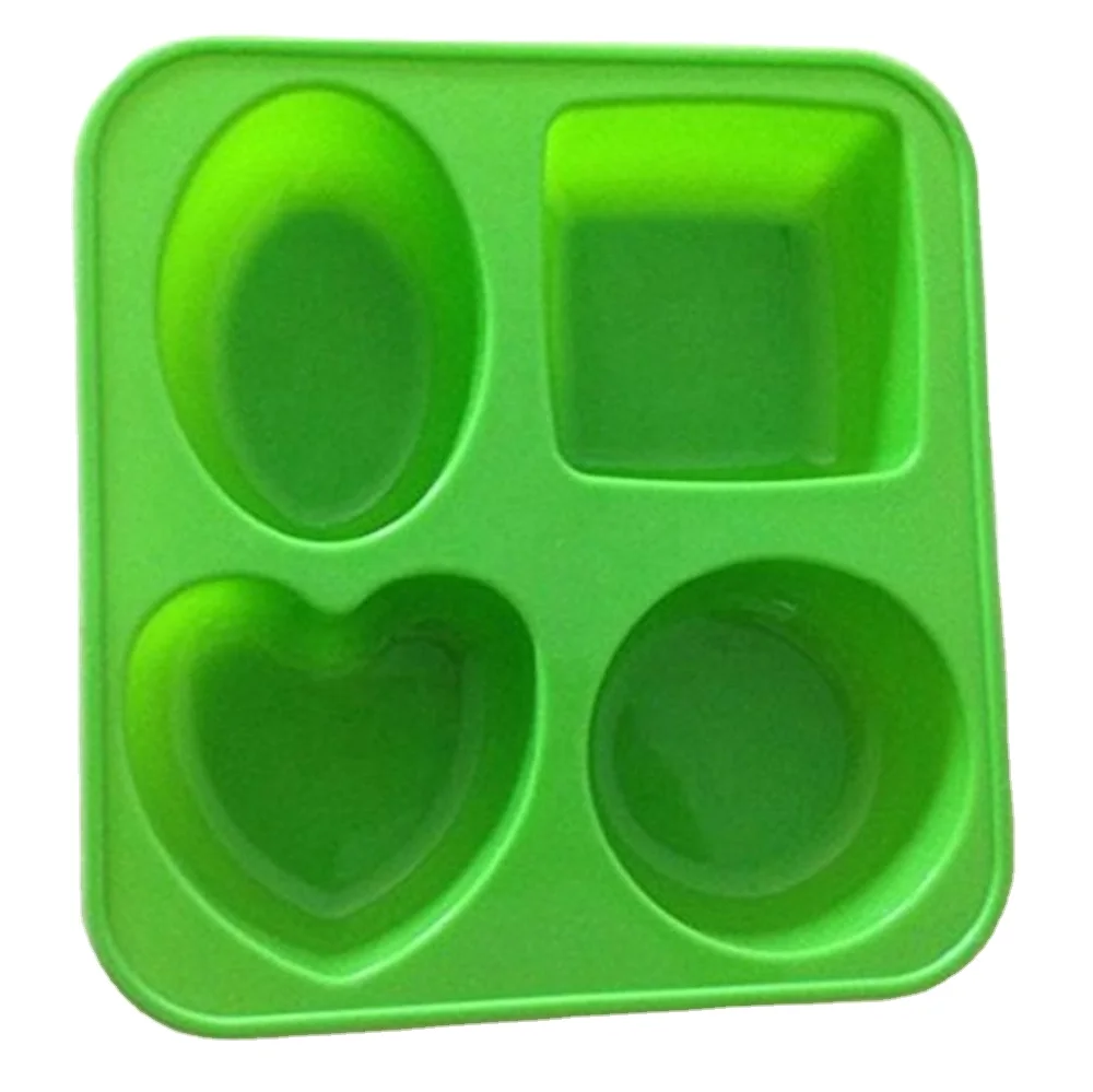 

Basic Square Heart Oval Round Soap Silicone Mold Candle Cake Tools Moulds Making For Homemade Eco-friendly Stocked