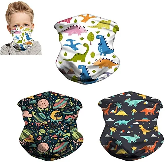 

Segorts Kids Sibling Bandanas Face Cover Sun Protection Neck Gaiter Headband Dust Block Balaclavas, Customized