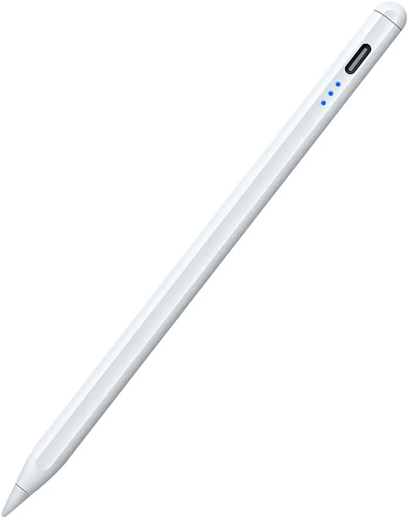 

appl pencil Stylus Pen Rechargeable Pencil with Palm Rejection Tilt Magnetic Function Compatible with for iPad Pro 11/12.9, White