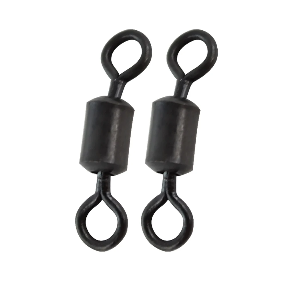 1000pcs in Bulk Fishing Rolling Swivels for Carp Fishing Long Body High Speed Swivel Snaps Carp Terminal Tackle AE045