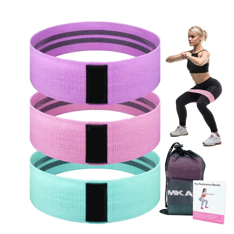 

Yoga Elastic Exercise Bands ,Workout Fitness Bands Resistance,Custom Printed Fabric Resistance Bands Set, Customized color