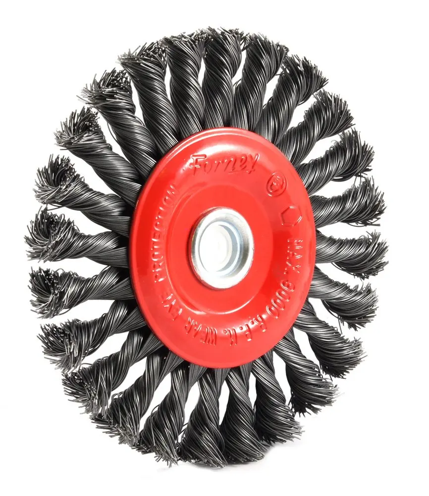 Twist Knotted Stainless Steel Wire Polishing Disc Wire Wheel Brush Wire Brush from PEXCRAFT