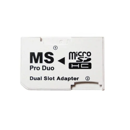 Universal SD TF dual card slot double Memory Stick  card slot For PSP