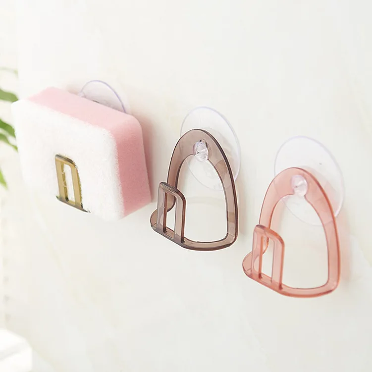 

Kitchen Suction Cup Sink Drain Rack Sponge Storage Holder Kitchen Sink Soap Rack Drainer Rack Bathroom Accessories, Coffee,green,pink