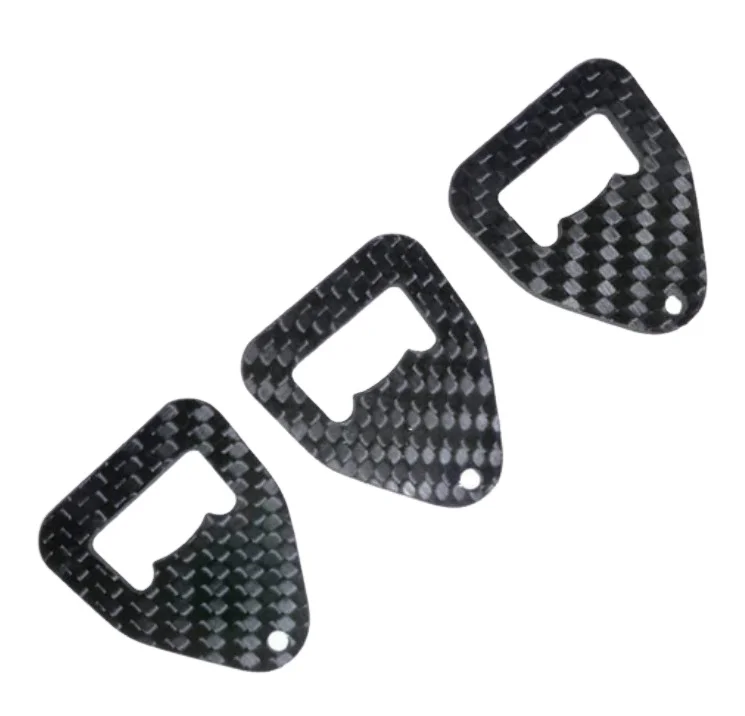 

high quality credit card full carbon fiber material twill weaves bottle opener for sale, Black