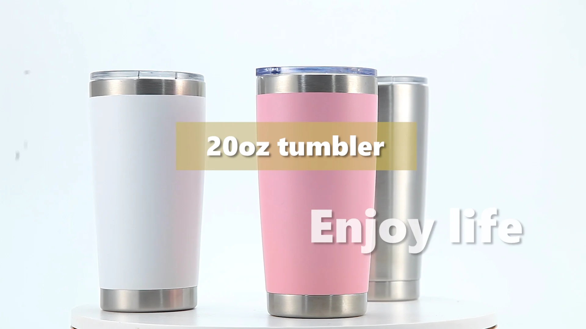 Wholesale Double Wall Vacuum Insulated Travel Tumbler Cup 20oz