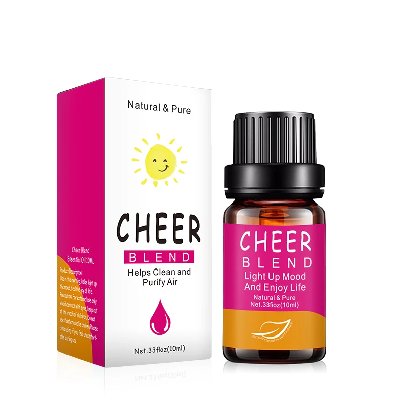 

Private Label 10ml Hotsale Good Quality Cheer Essential Oil Blends Happy Weekend Aromatherapy Oil