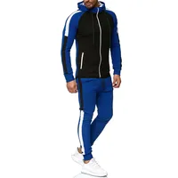 

Men's Training Gym Sportswear Two Pieces Tracksuit Hoodie & Pants Sweat Suit