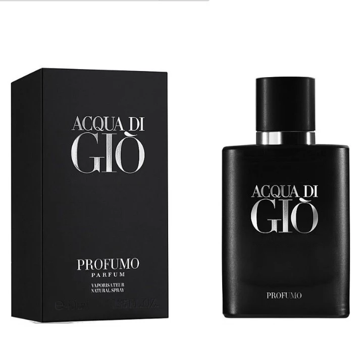 

Acqua Di Gio Profumo Parfum  3.4oz Long Lasting Charmming Smell Men Perfume Strong Fragrance Black Bottle Fast Free Ship