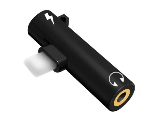

2 IN 1 Audio Headphone Charging Dual Adapter Splitter For iPhone XR XS X 7 8 Plus For 3.5mm Jack to Earphone AUX Cable Connector