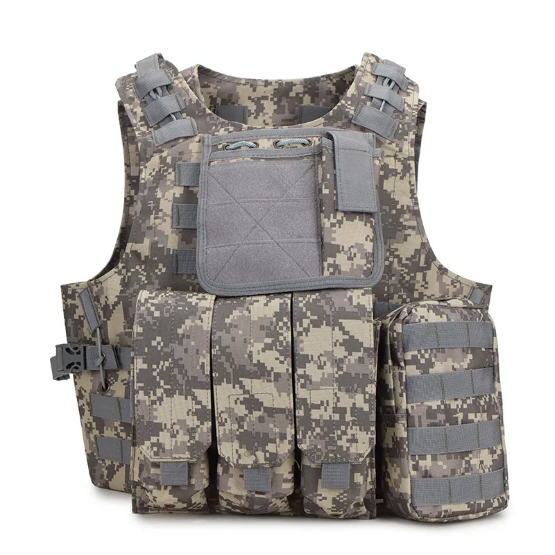 

Security Fashion Adjustable Outdoor Security Chest Rig Tactical Vest For Shooting Military Backpack Police Tactical Vest, As show
