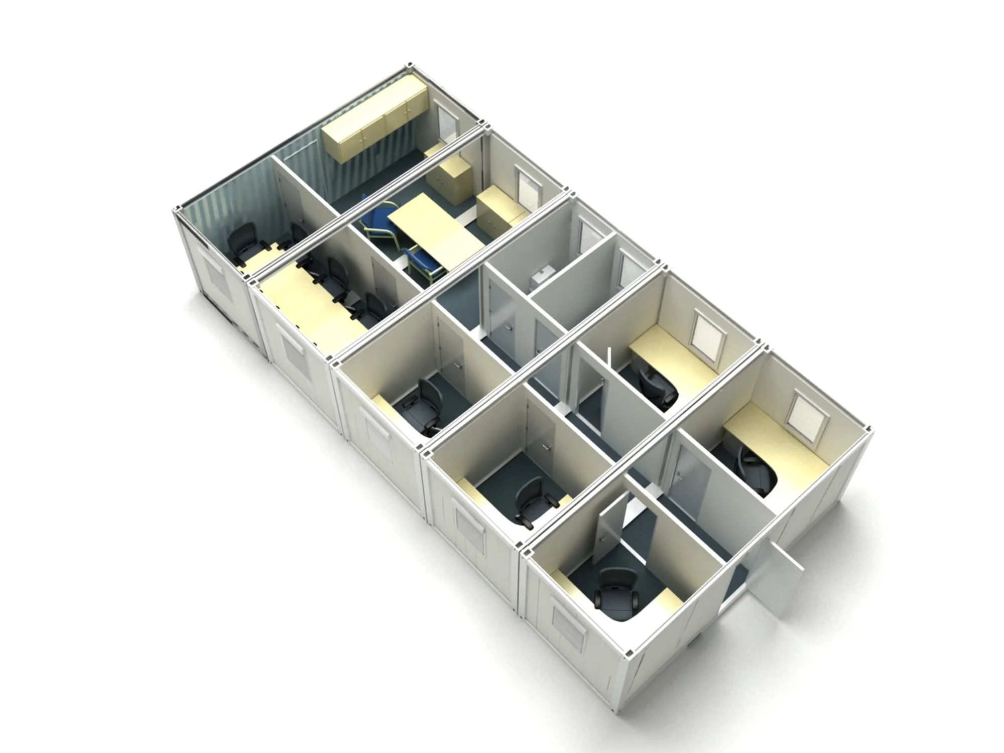 
Fast assembly prefabricated expandable container house 