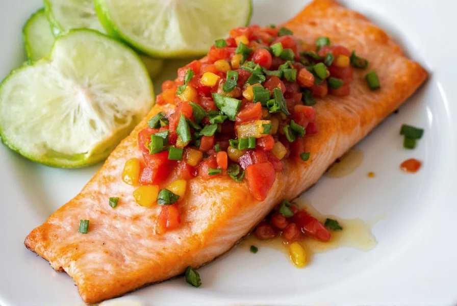 Serving Salsa Salmon