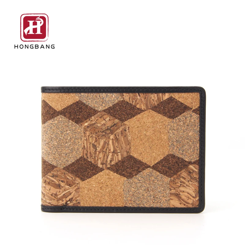 

Men's wallet OEM service RFID blocking cork wallet