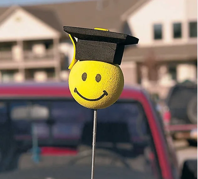 Custom Antenna Foam Balls And Eva Material Antenna Graduation Car