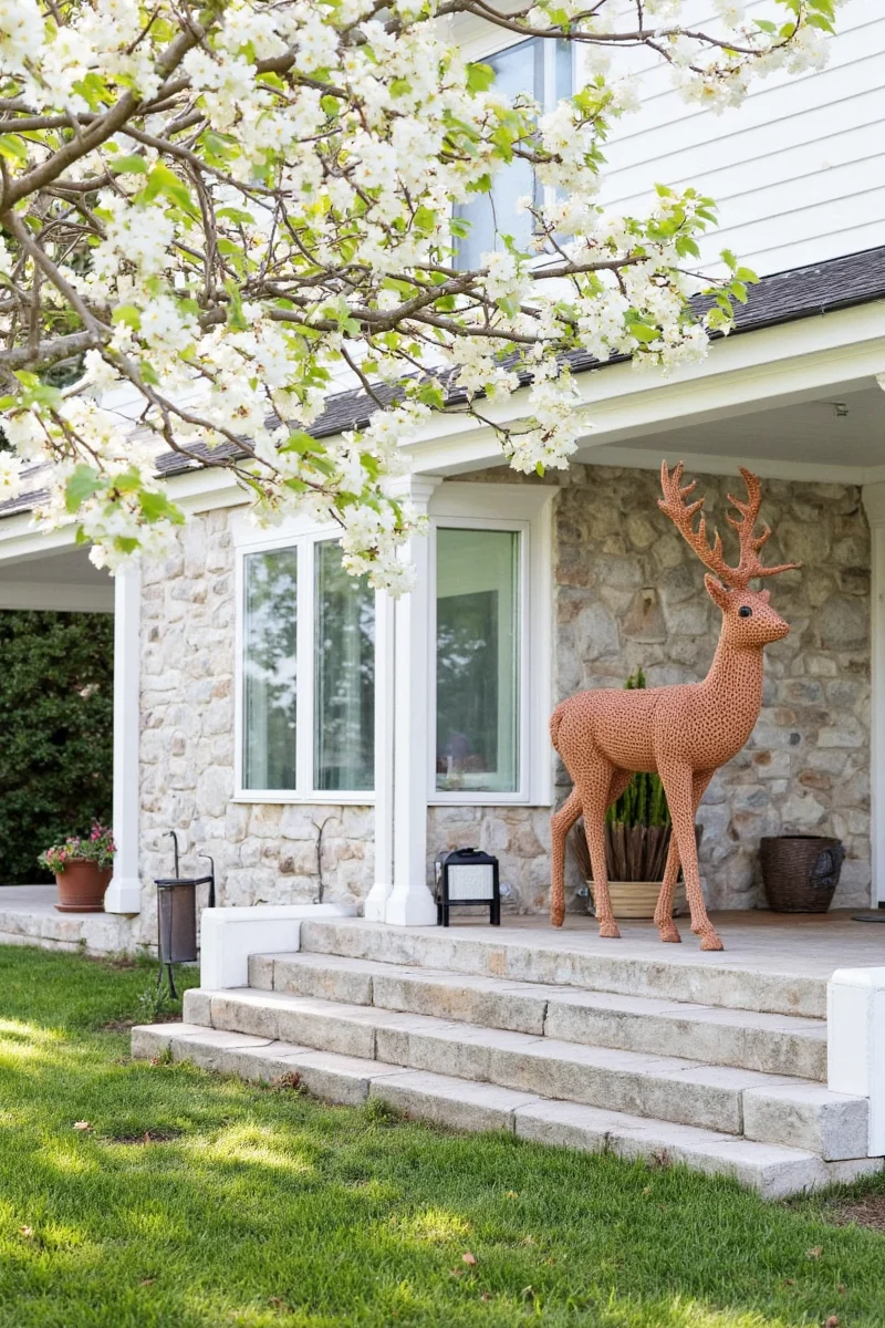 bambi or beast 7 ways to style deer decorations in your pet friendly outdoor space