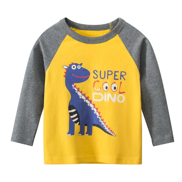 

Hot Sale 100%Coton Dinosaur Enfant Round Neck Tee-Shirt Boys Tee Shirt En Gros T-Shirt For Kids