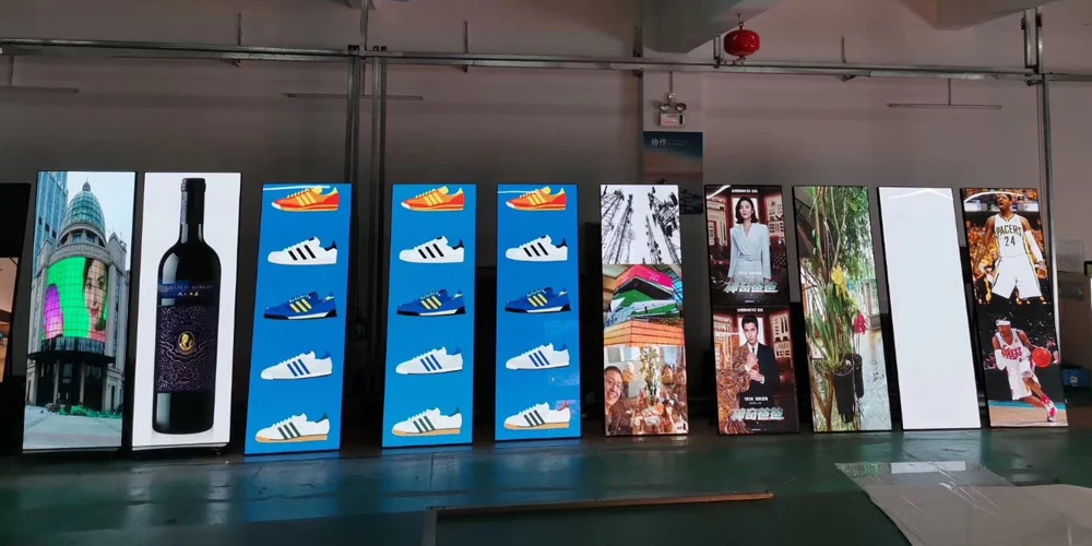 P1.875 p2.5 P3 floor standing led display WIFI USB indoor led poster
