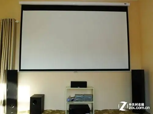 
300 inch octagonal casing electric projection screen motorized projector screen round projection screen 