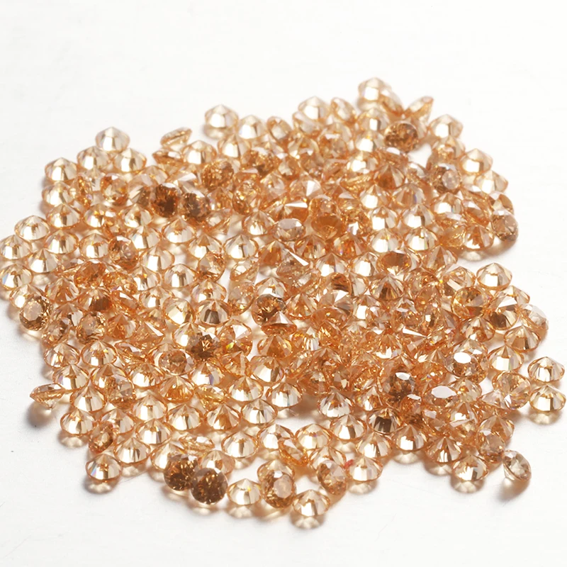 

aaaaa champagne cz machine cut garnet cubic zirconia Stone, Garnet,white, black,pink,amethyst,green, champagne and ect,