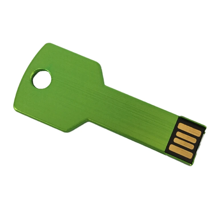 Custom Logo Mini Metal Key Shape Usb Flash Drive 2GB 4GB 8GB 16GB 32GB 64GB Pen Drive 128GB Pendrive Memorias Usb Stick Key - ANKUX.COM