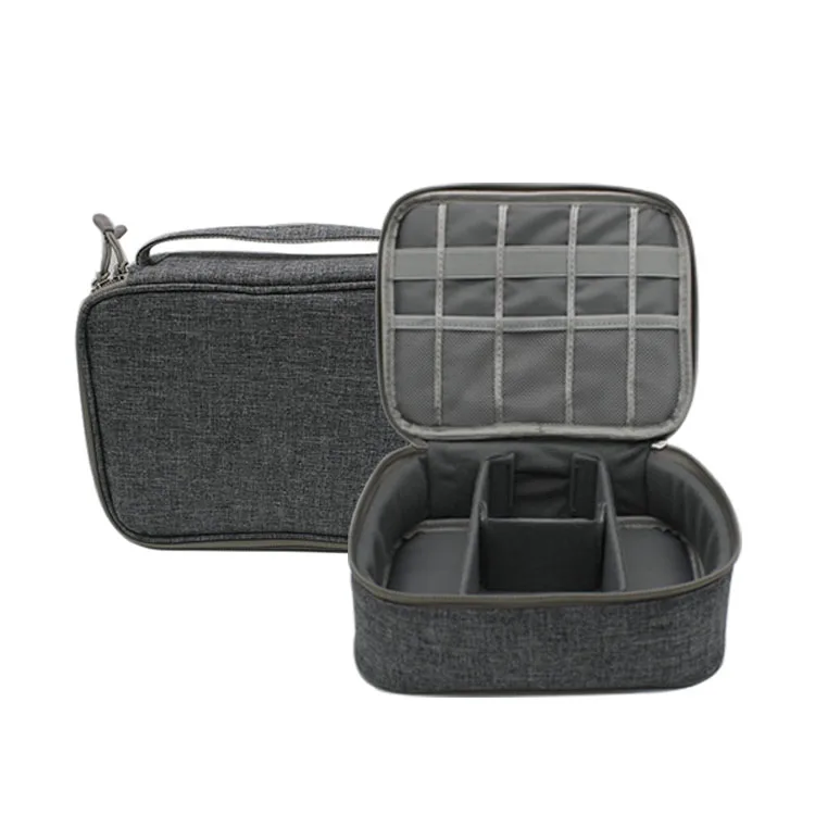 

Electronic Organizer Small Travel Cable Organizer Bag for Hard Drives Cables Phone USB SD Card Black, Gray or black