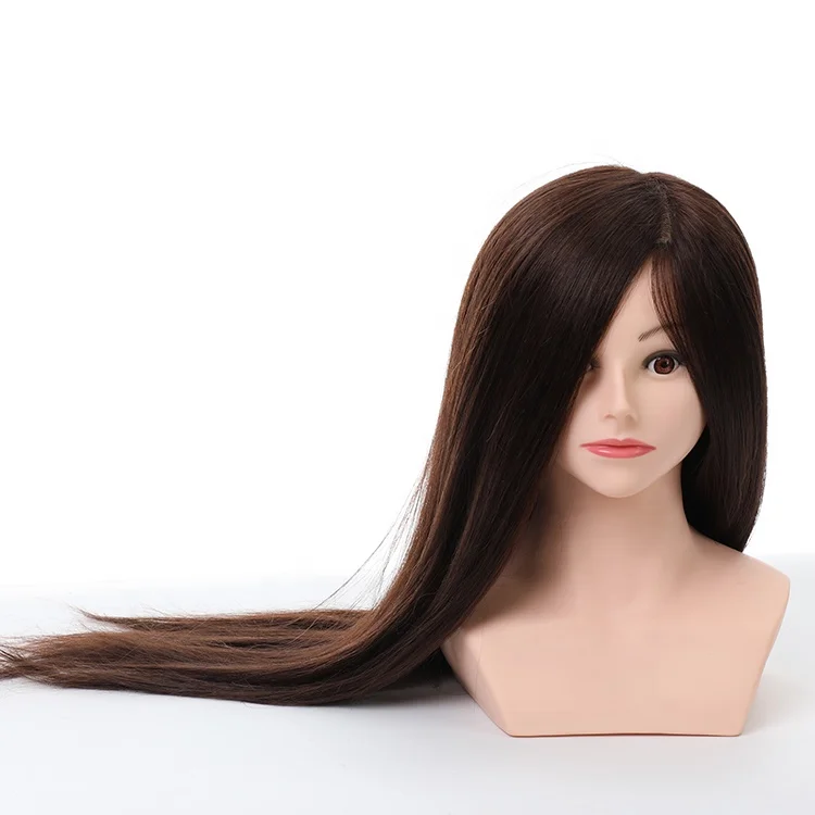 

24inch real hair training mannequin head with shoulders