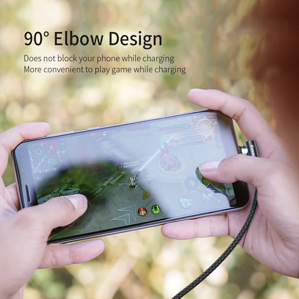 2019 cheaper price Essager oem cellphone 3ft 6ft 3 in 1 90 degree magnetic elbow usb cable - ANKUX.COM