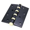 Standard coffee black copper butterfly hinge for wooden box furniture