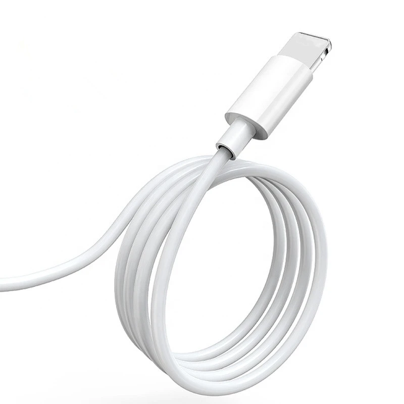 

Hot Selling PVC Phone Cable 2A USB Fast Charging Data Cable For iPhone Cable, White