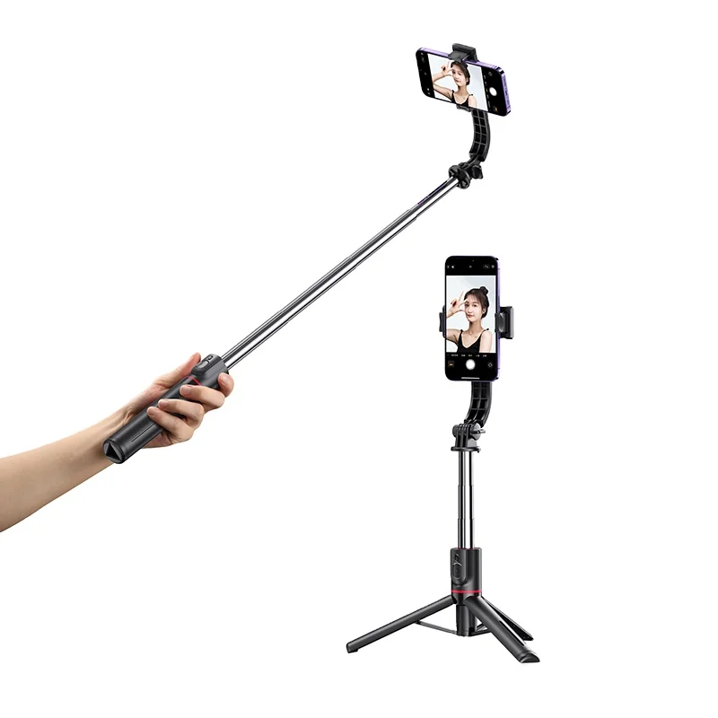 

USAMS US-ZB256 Tripod Stand Smart Selfie Stick 360 Rotation 1.13m Wireless Selfie Stick With Tripod