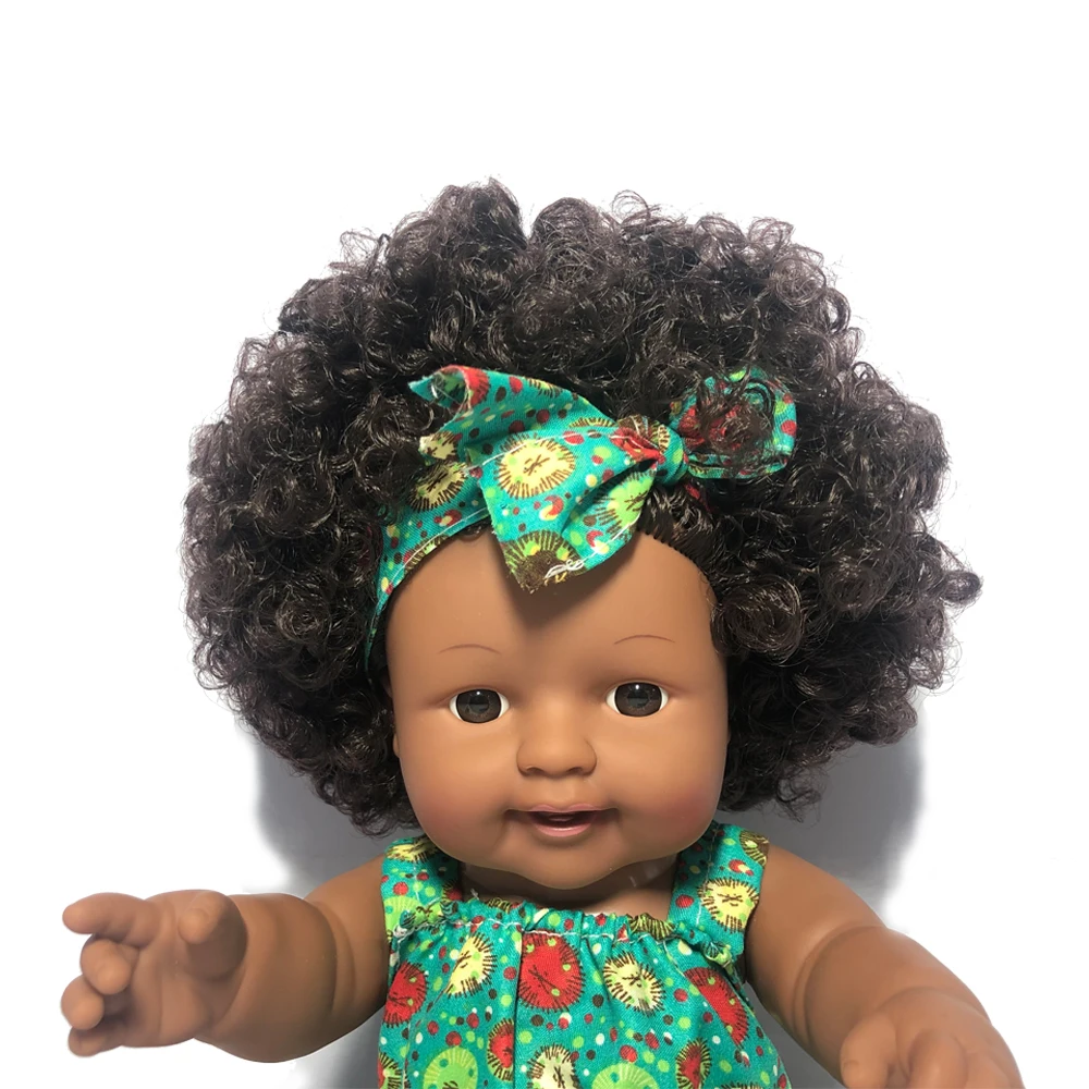 
2020 New 30 cm Alive reborn newborn Black African American Baby Dolls for kids 