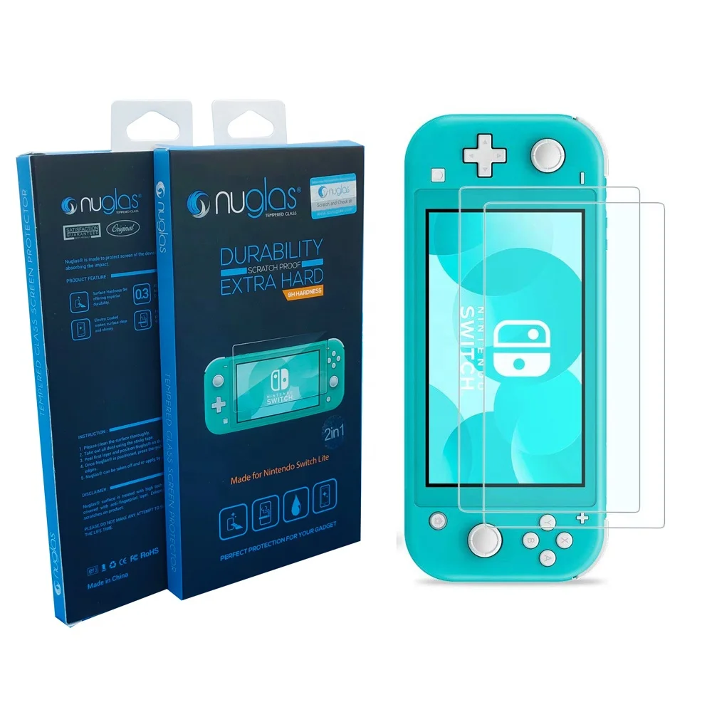 

2 Pack Durable HD Tempered Glass Screen Protector For Nintendo Switch Lite
