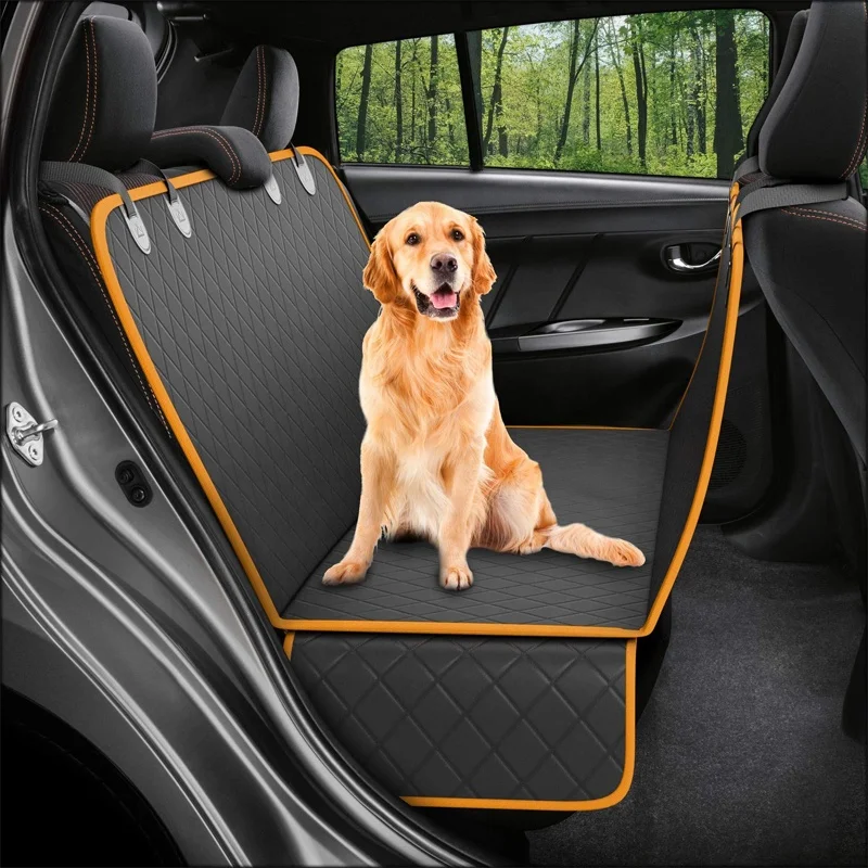 

Pet Travel Waterproof Non-Slip Anti-Scratch Pet Dog Car Seat Cover for Protector Back Seat, Multi