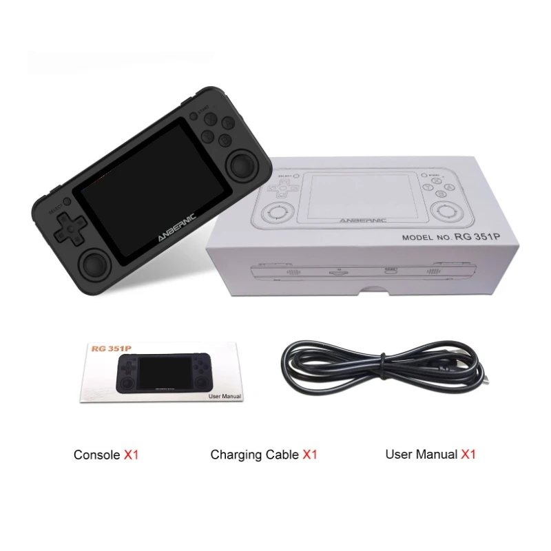 

Factory Supply Discount Price 3.5inch 64bits Linux System Retro HD Video Game Console For Game Emulators Handheld Game Player, Black+white+purple