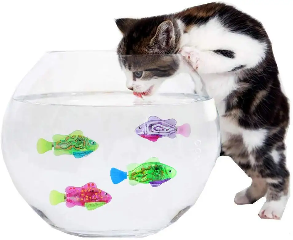 tiny fish cat toy