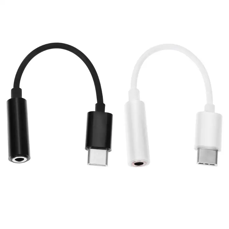 

Type C 3.5 Jack Earphone USB C to 3.5mm AUX Headphones Adapter For Huawei mate 20 P30 pro Xiaomi Mi 6 8 9 SE Audio cable