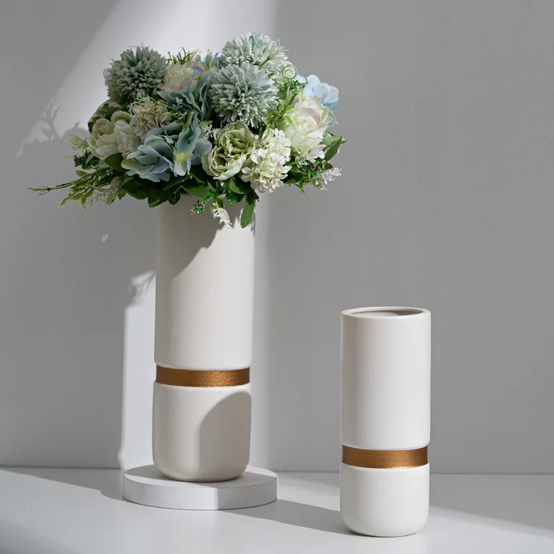 

gold tracing ceramic vase japanese modern home decoration wholesale