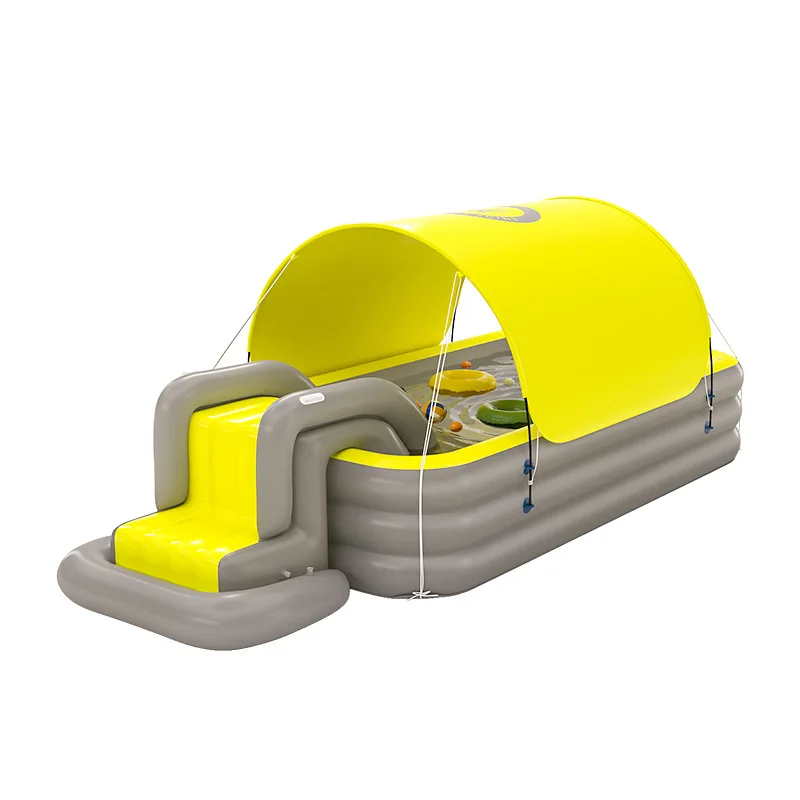 

kids swimming pool with slide inflatable inflatable pool with slide inflatable pools swimming with slide, Yellow and green