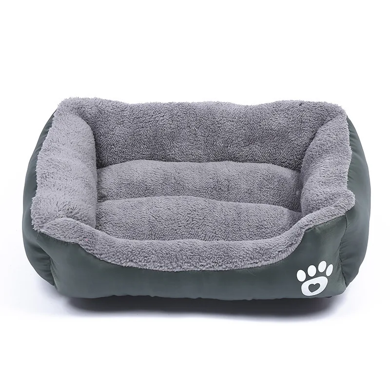 

2021 Cama Para Perro Cat Cushion Furret Plush Pillow Soft Fleece Winter Warm Dog Paw Washable Couch Luxury Bed Pet Sofa