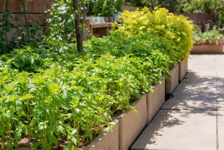 Turmeric plants growing in containers on a sunny patio with proper drainage