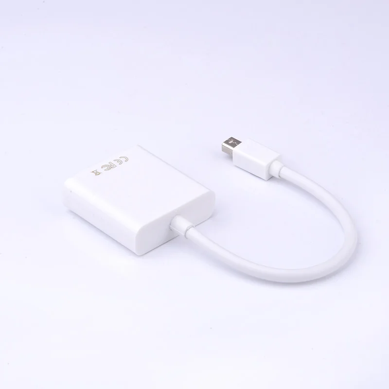 
Clearance Mini DP to VGA Video Adapter 1080p Thunderbolt Display Port to VGA Cables Mini DP to Vga 
